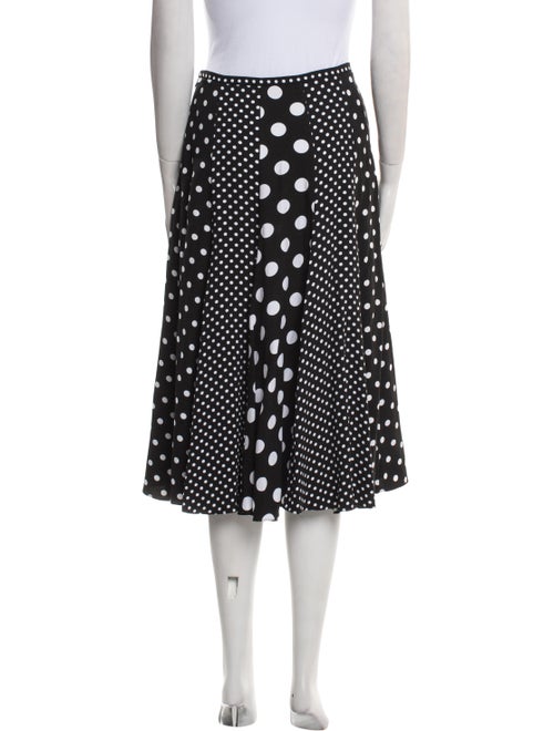 Michael Kors Collection Polka Dot Print Knee-Length Skirt