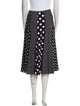 Michael Kors Collection Polka Dot Print Knee-Length Skirt