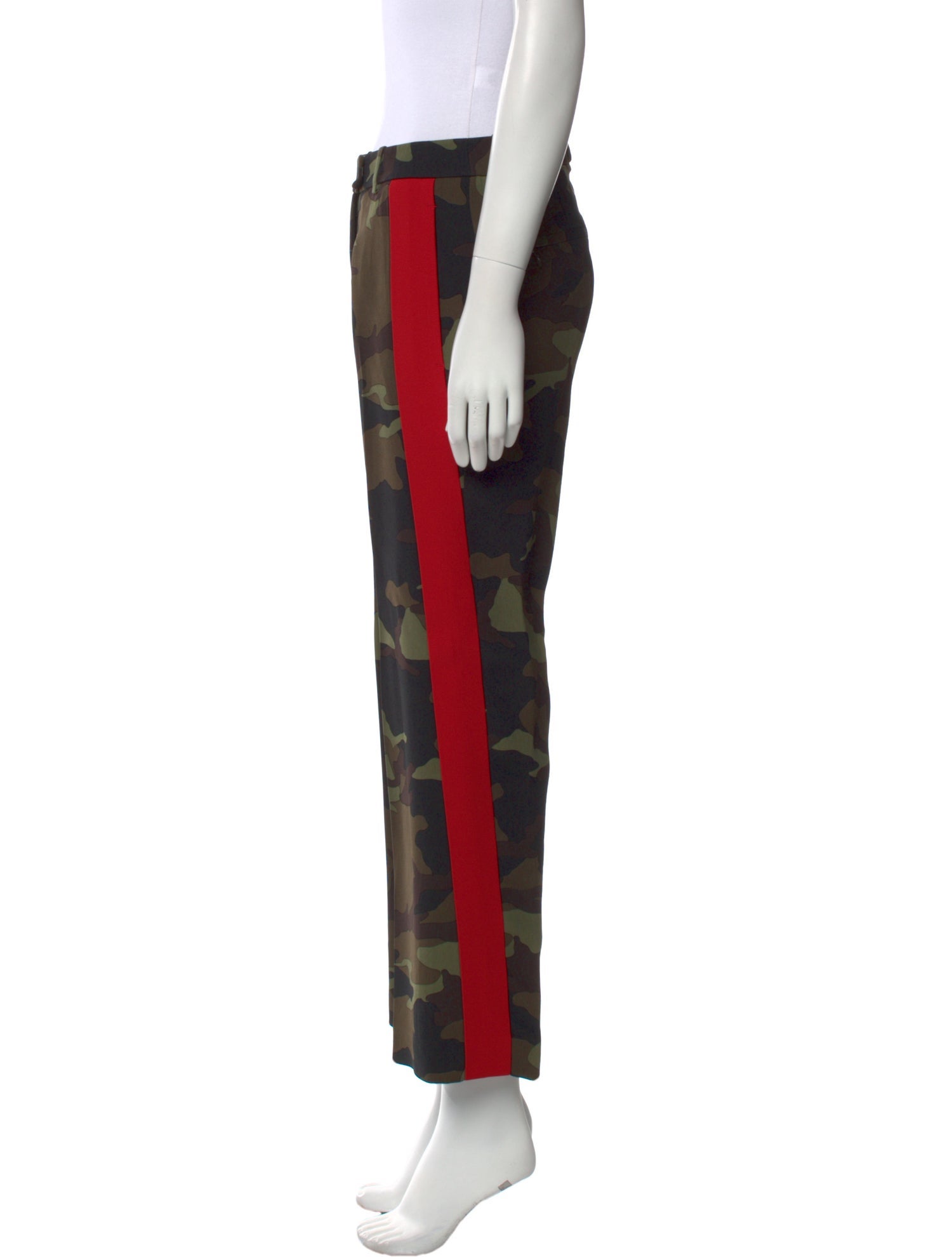 Michael Kors Collection Camouflage Print Straight Leg Pants
