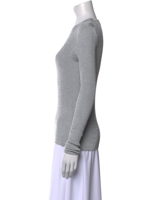 Michael Kors Collection Crew Neck Long Sleeve T-Shirt