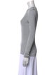 Michael Kors Collection Crew Neck Long Sleeve T-Shirt
