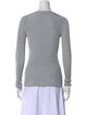 Michael Kors Collection Crew Neck Long Sleeve T-Shirt