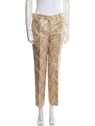 Michael Kors Collection Printed Straight Leg Pants