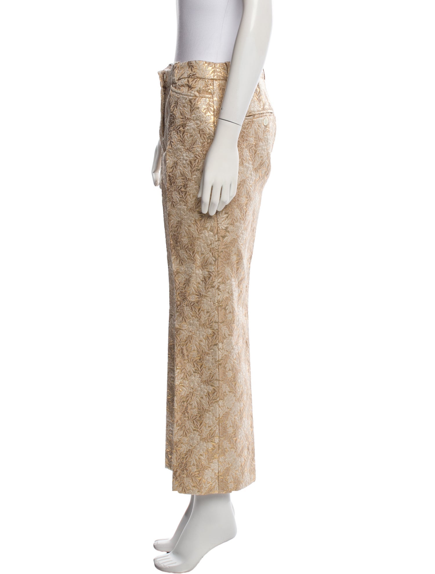 Michael Kors Collection Printed Straight Leg Pants