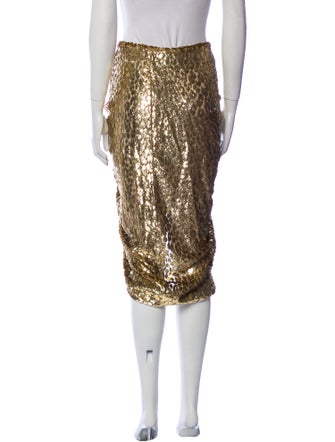 Michael Kors Collection Midi Length Skirt