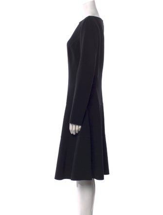 Michael Kors Collection Virgin Wool Midi Length Dress