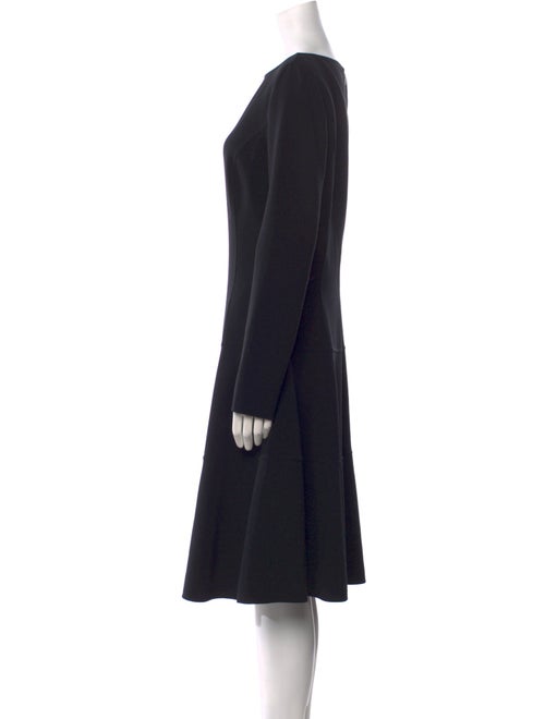 Michael Kors Collection Virgin Wool Midi Length Dress