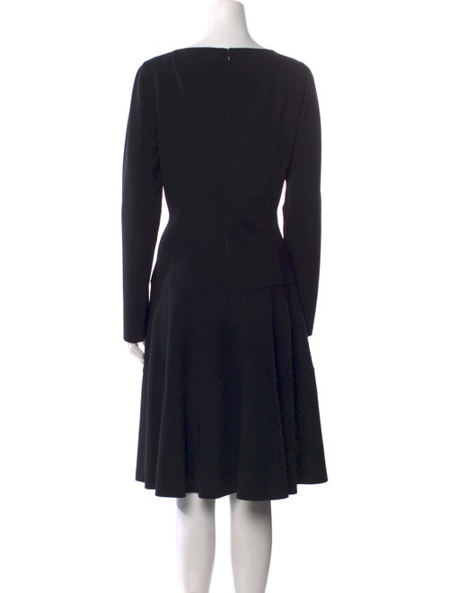 Michael Kors Collection Virgin Wool Midi Length Dress