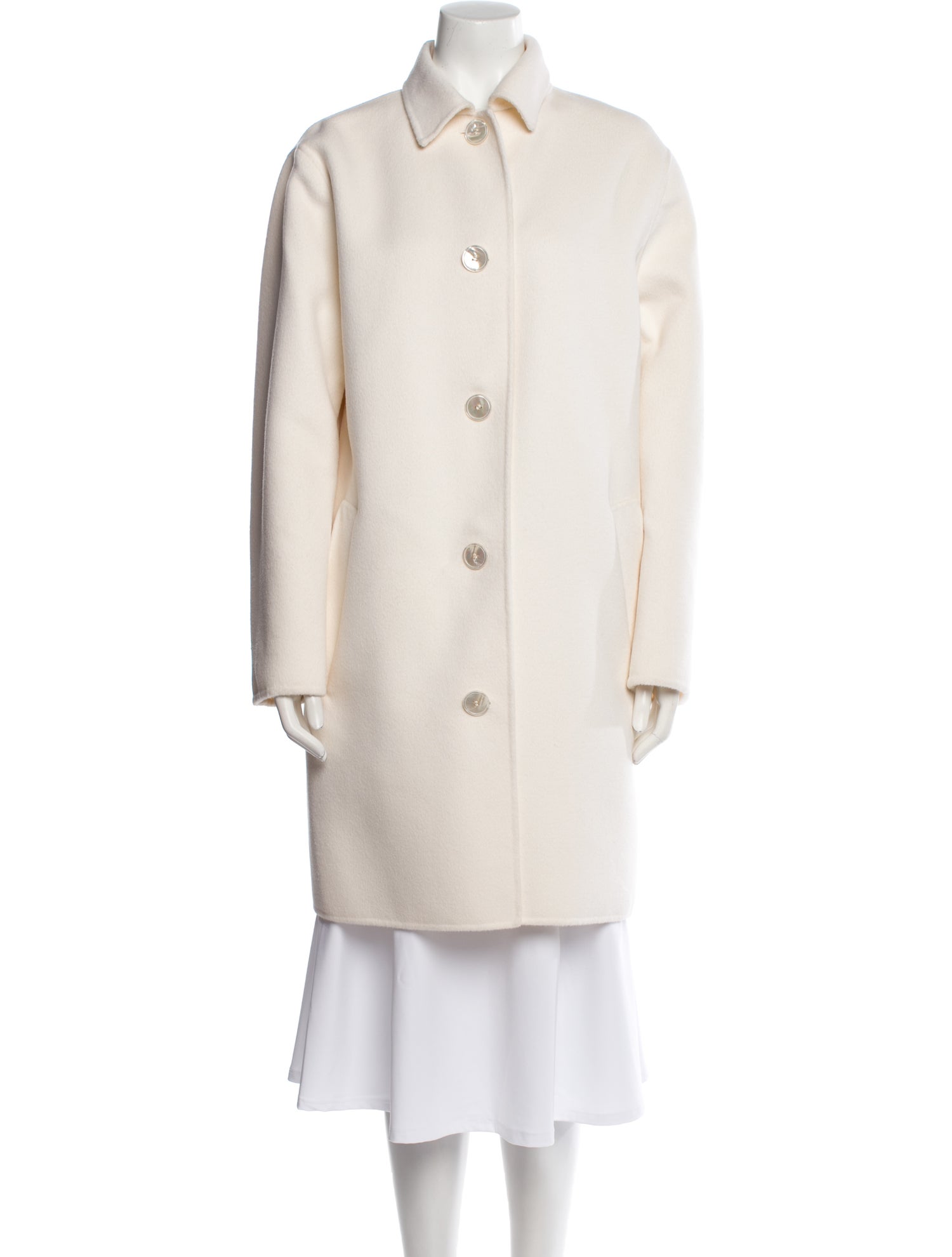 Michael Kors Collection Virgin Wool Trench Coat