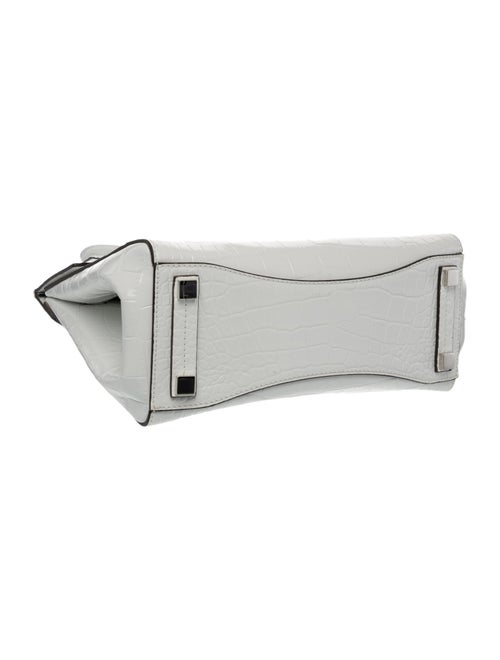 Michael Kors Collection Embossed Leather Top Handle Bag