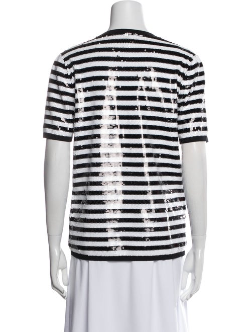 Michael Kors Collection Merino Wool Striped T-Shirt