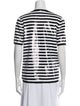Michael Kors Collection Merino Wool Striped T-Shirt