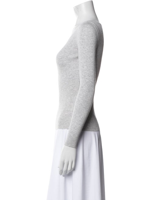 Michael Kors Collection Scoop Neck Long Sleeve Top