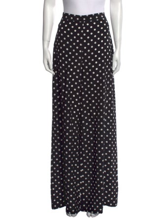 Michael Kors Collection Silk Wide Leg Pants