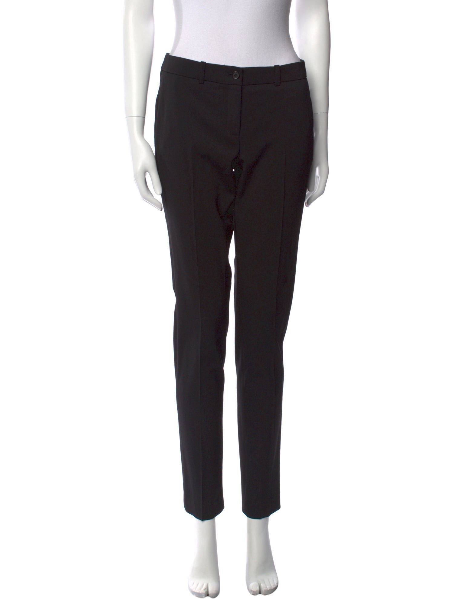 Michael Kors Collection Virgin Wool Straight Leg Pants