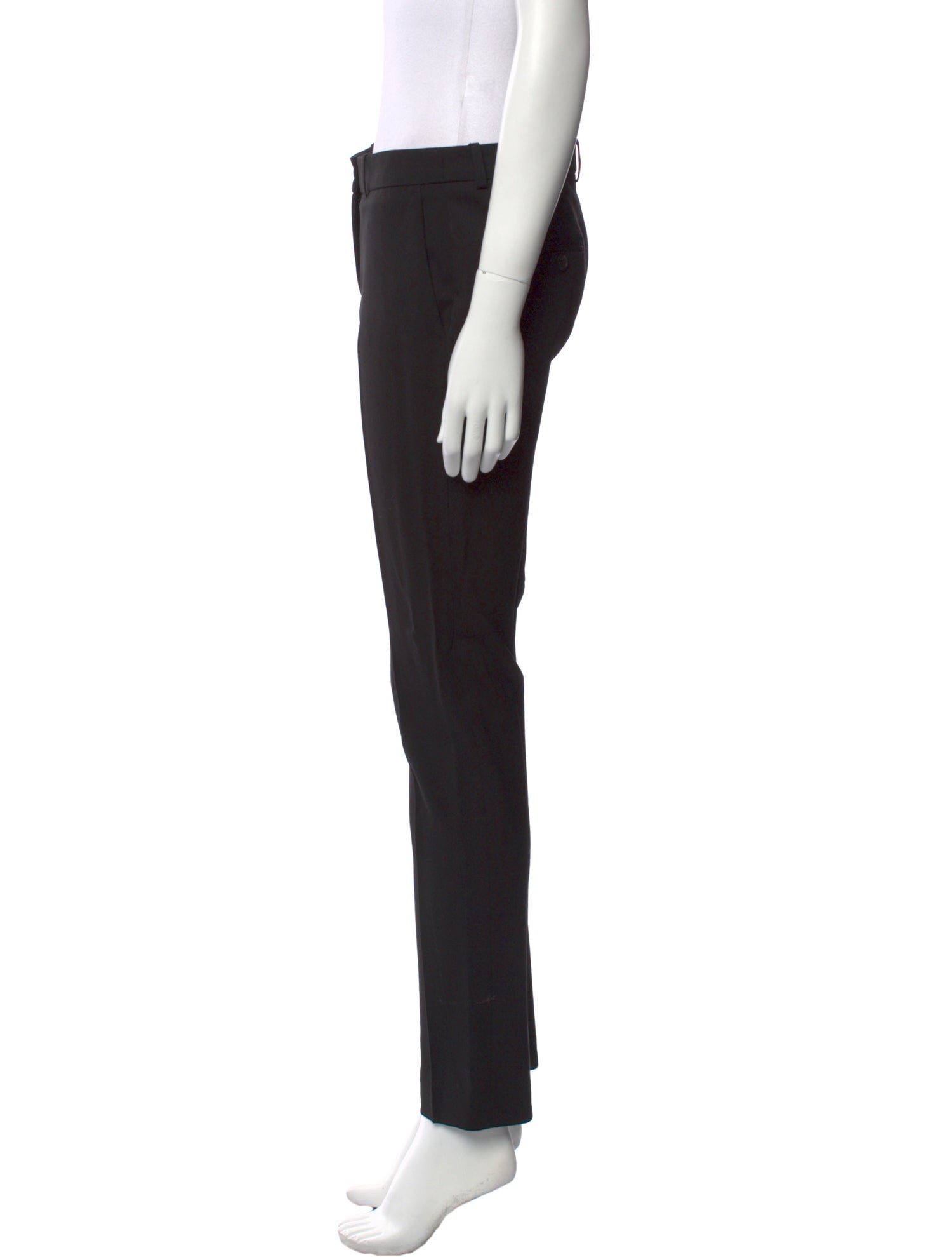 Michael Kors Collection Virgin Wool Straight Leg Pants