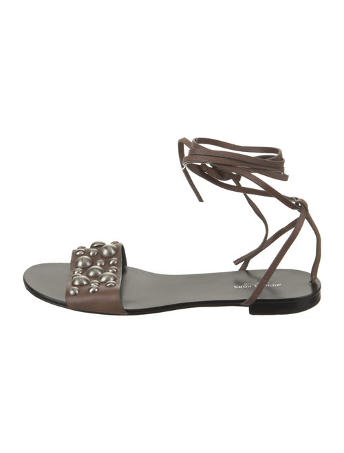 Michael Kors Collection Leather Gladiator Sandals