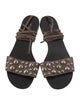 Michael Kors Collection Leather Gladiator Sandals