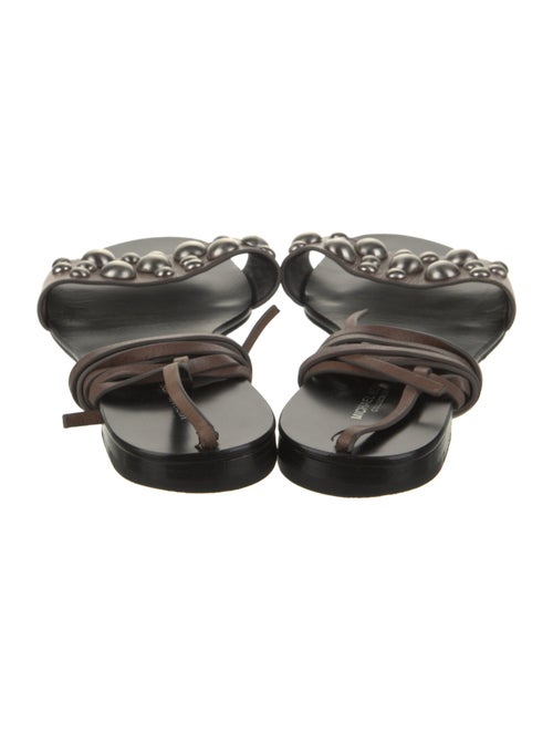 Michael Kors Collection Leather Gladiator Sandals