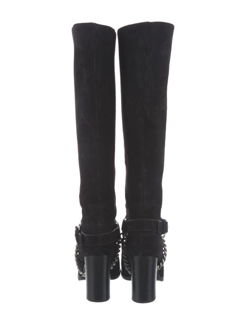 Michael Kors Collection Suede Moto Boots