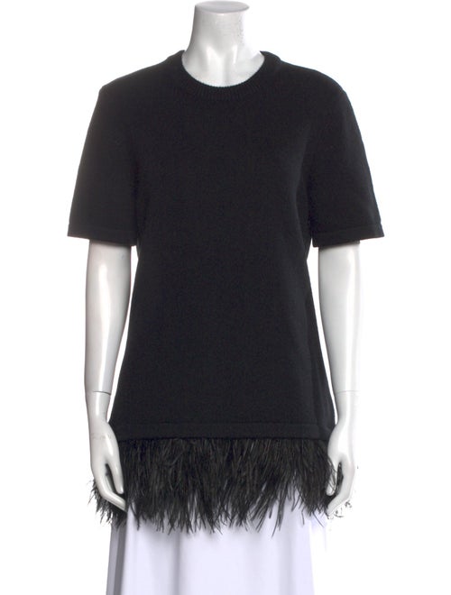 Michael Kors Collection Cashmere Crew Neck T-Shirt