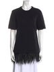 Michael Kors Collection Cashmere Crew Neck T-Shirt
