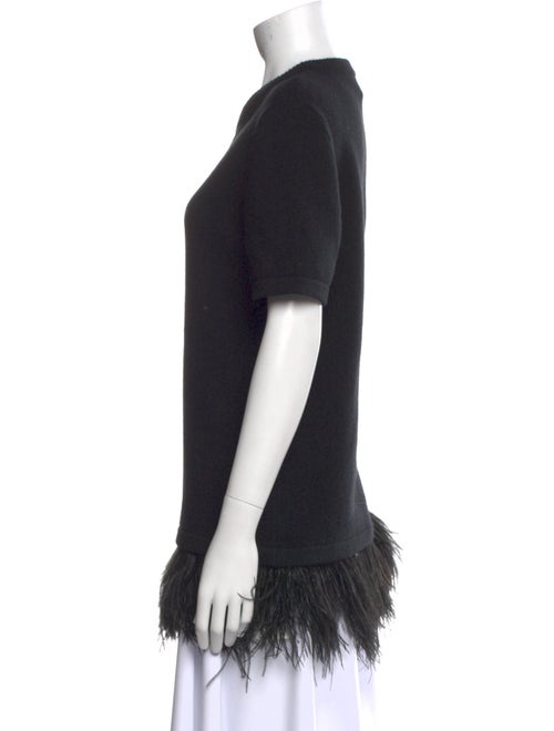 Michael Kors Collection Cashmere Crew Neck T-Shirt