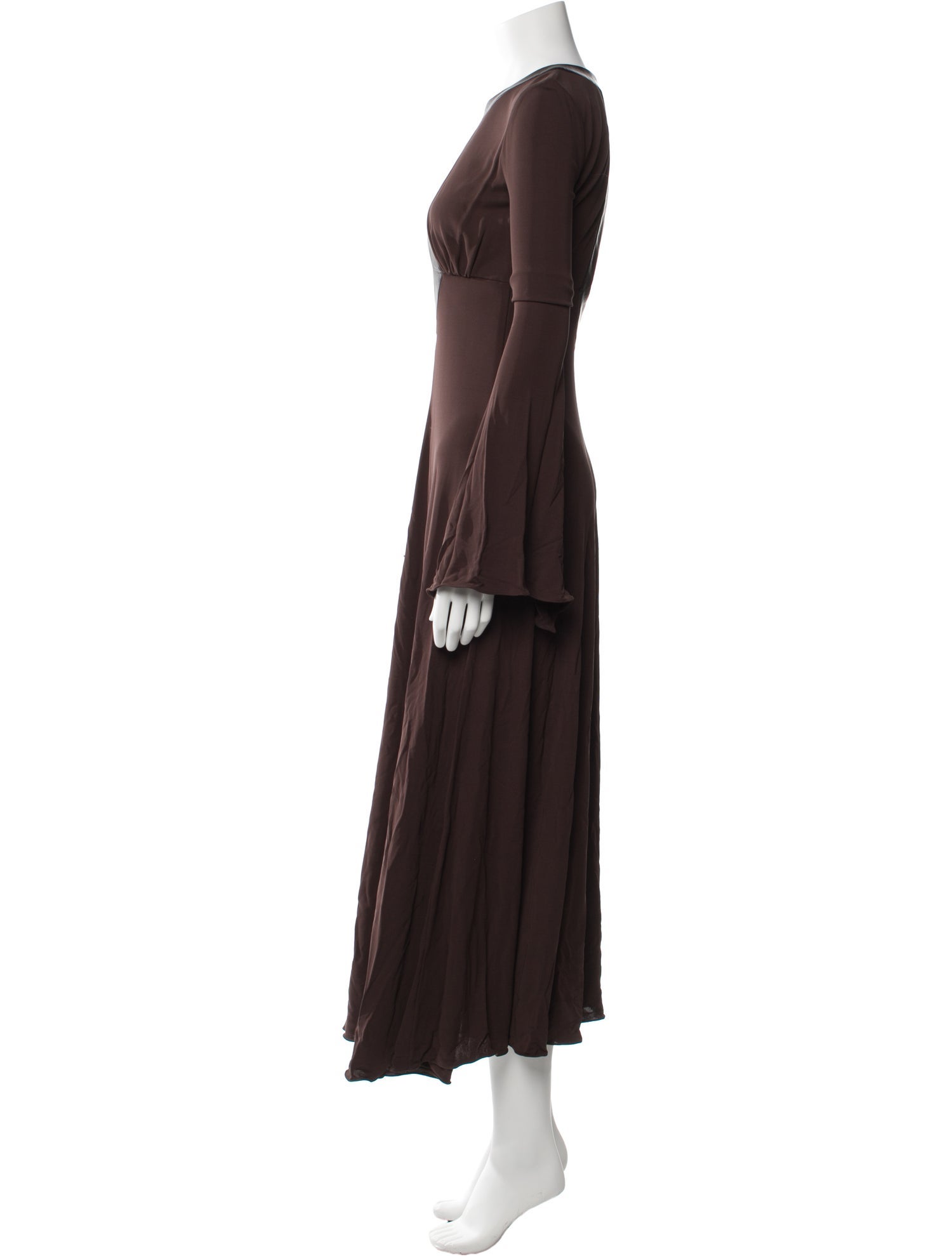 Michael Kors Collection V-Neck Long Dress