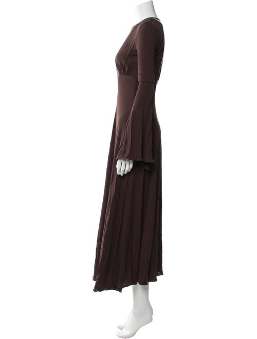 Michael Kors Collection V-Neck Long Dress