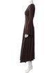 Michael Kors Collection V-Neck Long Dress