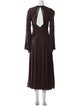 Michael Kors Collection V-Neck Long Dress