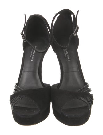 Michael Kors Collection Suede D'Orsay Pumps