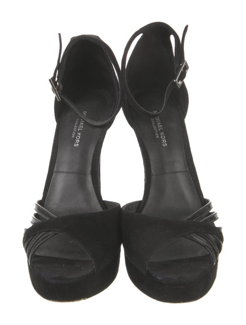 Michael Kors Collection Suede D'Orsay Pumps