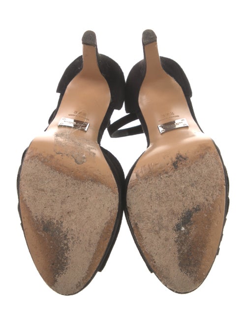 Michael Kors Collection Suede D'Orsay Pumps