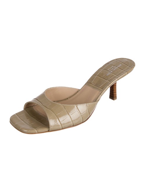 Michael Kors Collection Leather Slides