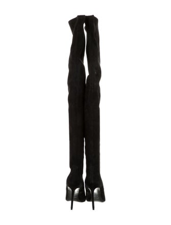 Michael Kors Collection Suede Sock Boots