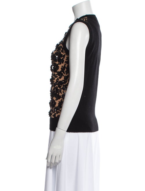 Michael Kors Collection Cashmere Printed Sweater