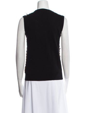 Michael Kors Collection Cashmere Printed Sweater