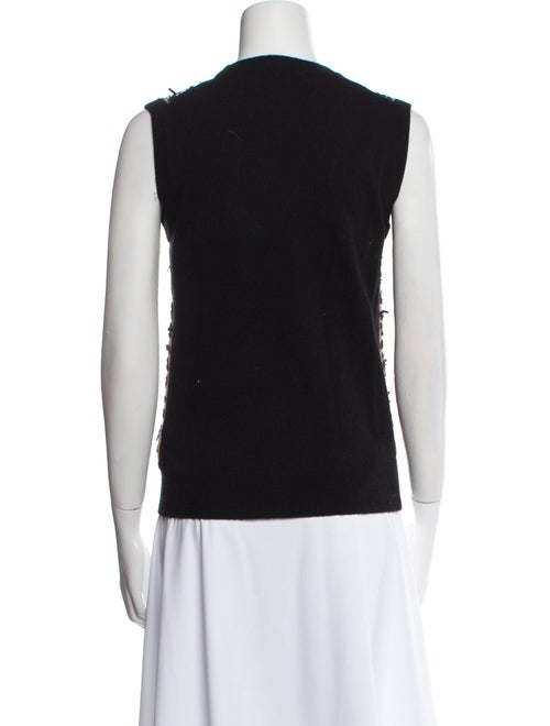 Michael Kors Collection Cashmere Printed Sweater