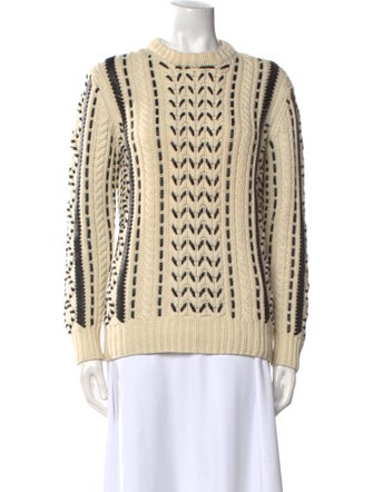 Michael Kors Collection Cashmere Printed Sweater