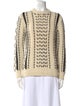 Michael Kors Collection Cashmere Printed Sweater