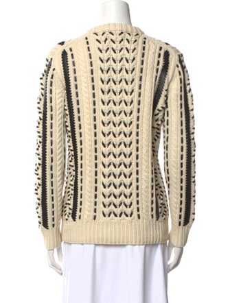 Michael Kors Collection Cashmere Printed Sweater