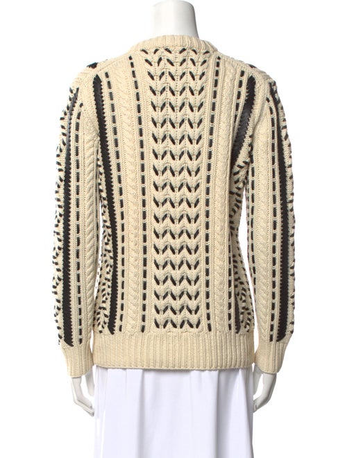 Michael Kors Collection Cashmere Printed Sweater