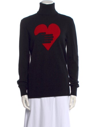 Michael Kors Collection Cashmere Graphic Print Sweater