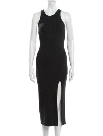 Michael Kors Collection Wool Long Dress