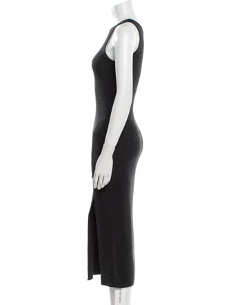 Michael Kors Collection Wool Long Dress