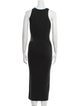 Michael Kors Collection Wool Long Dress