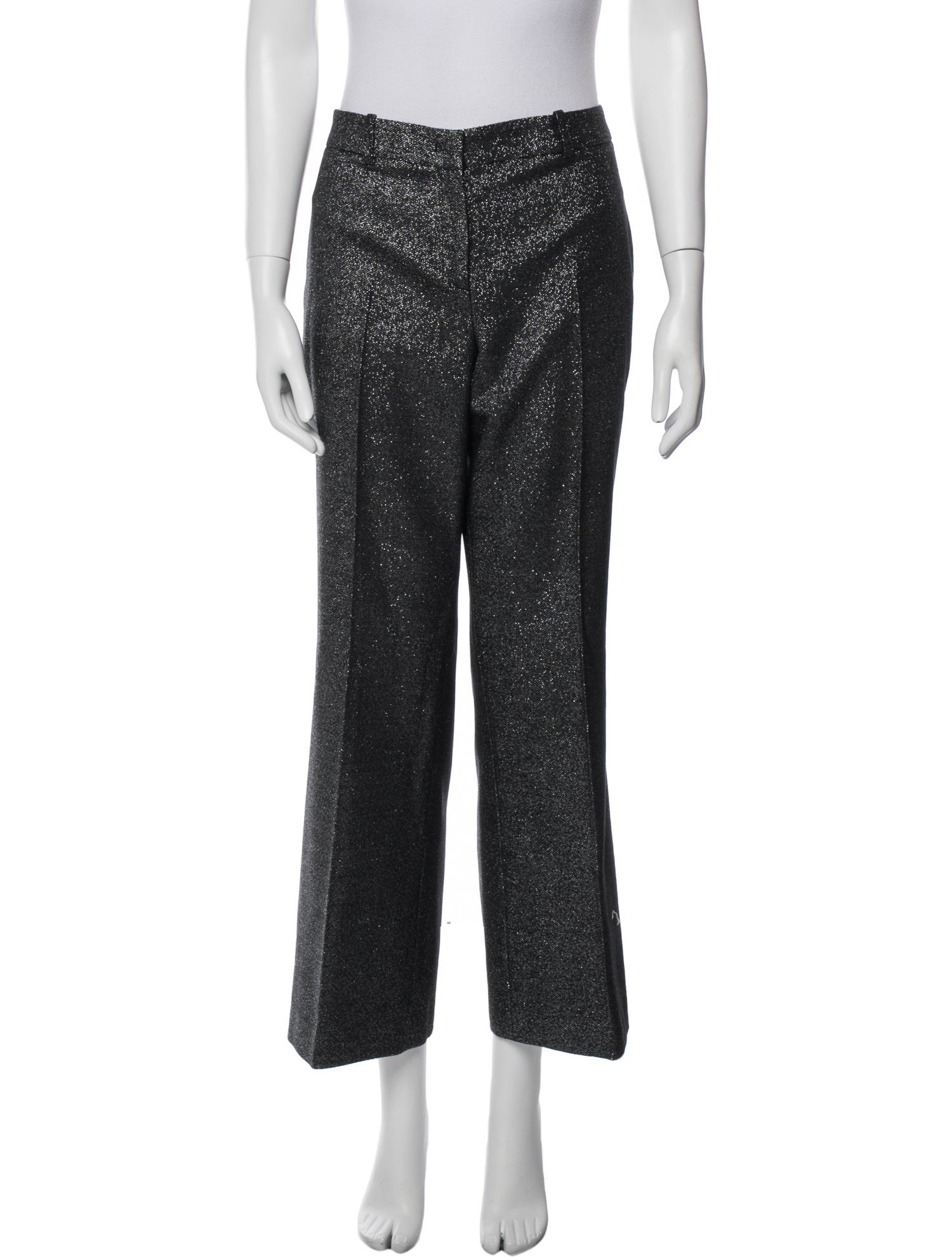 Michael Kors Collection Wool Wide Leg Pants