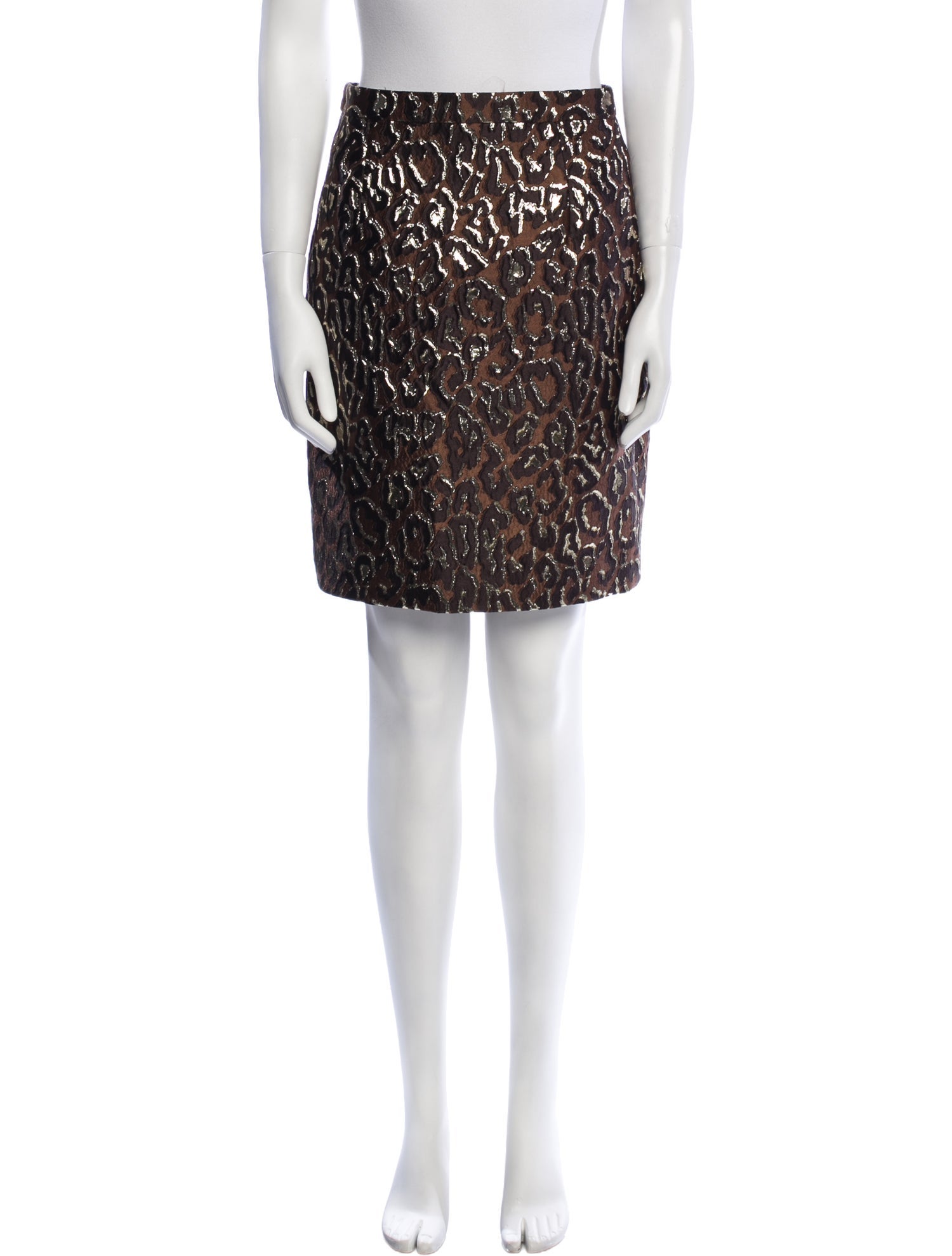 Michael Kors Collection Printed Knee-Length Skirt