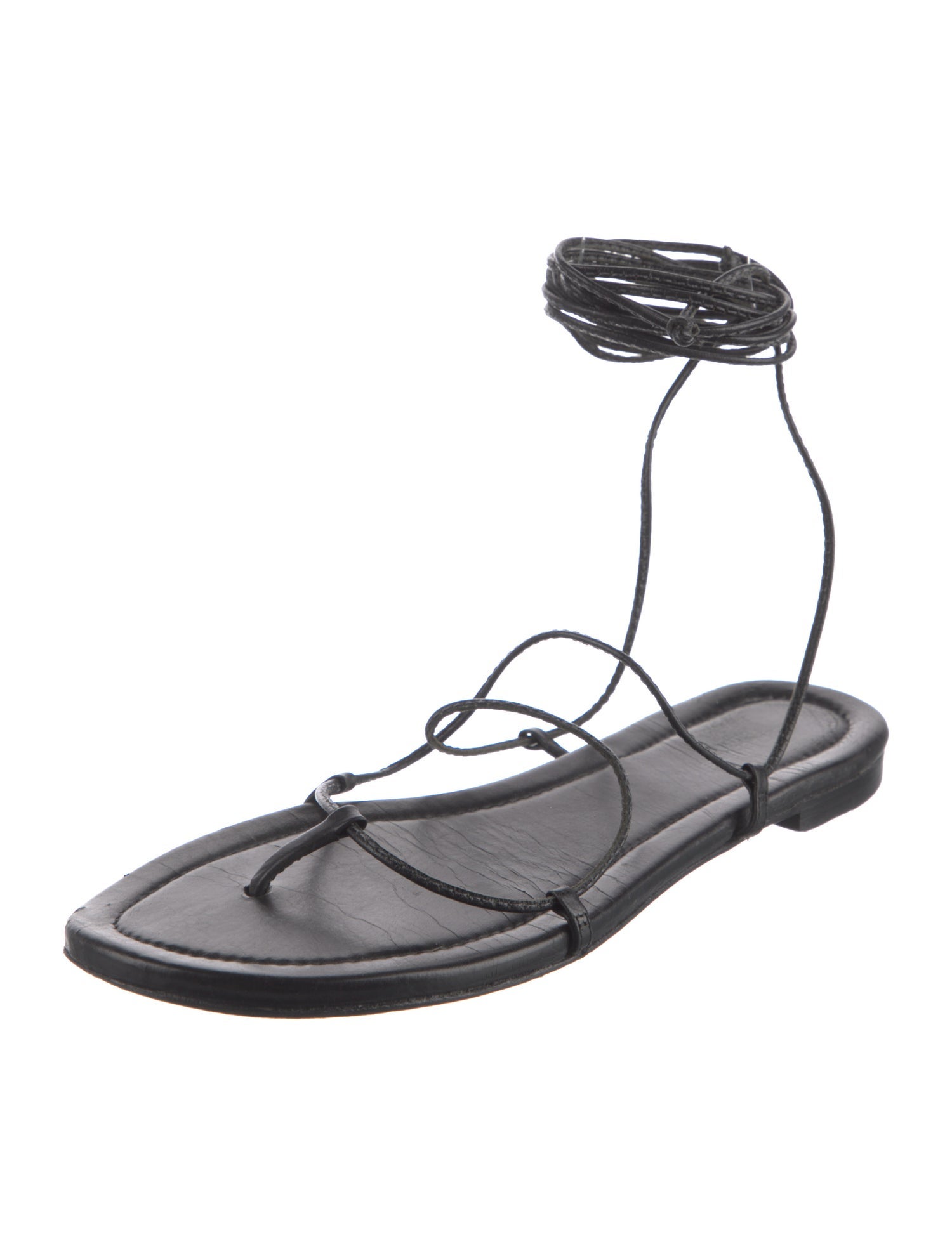 Michael Kors Collection Leather Gladiator Sandals